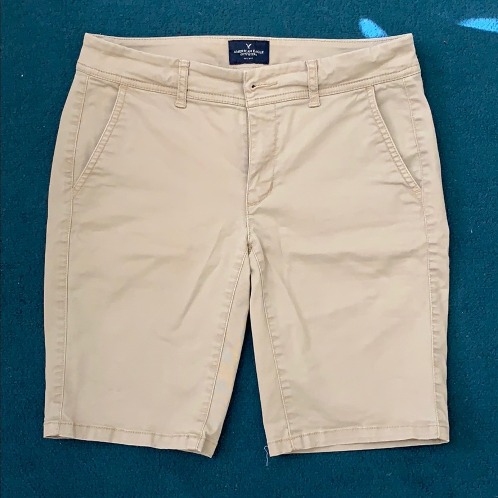 American Eagle Twill Bermuda Shorts